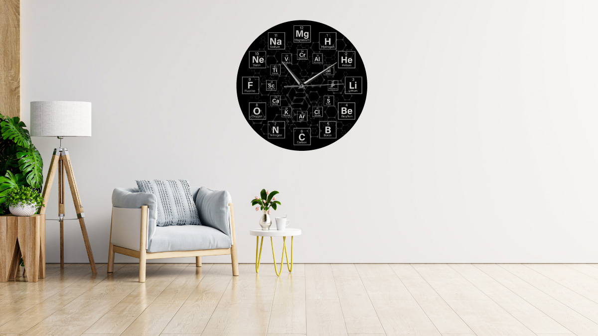 Horloge Murale Chimie 