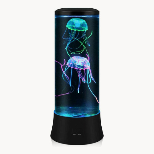 Lampe à lave à LED fantaisie avec méduses - 7 couleurs