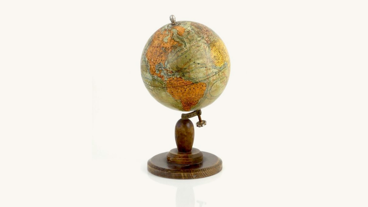Globe terrestre de bureau J. Forest
