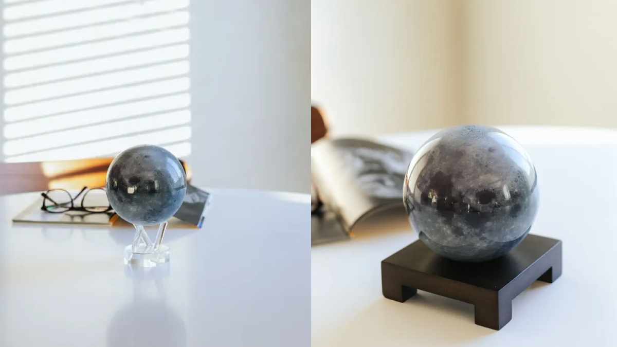 Globe lunaire de décoration scientifique 