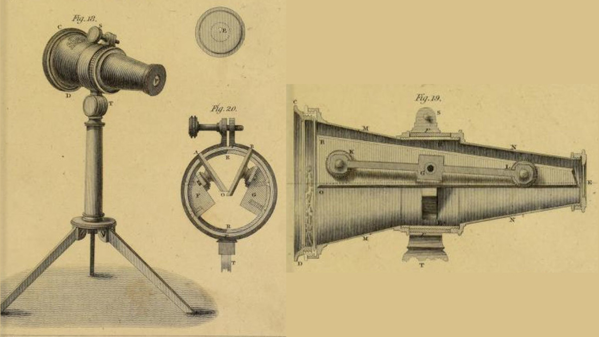 Ancien kaléidoscope de 1819 
