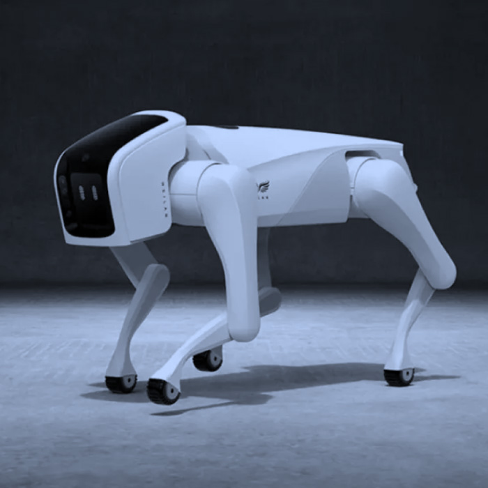 Chien Robot Intelligent  Le Futur d'un Monde Technologique
