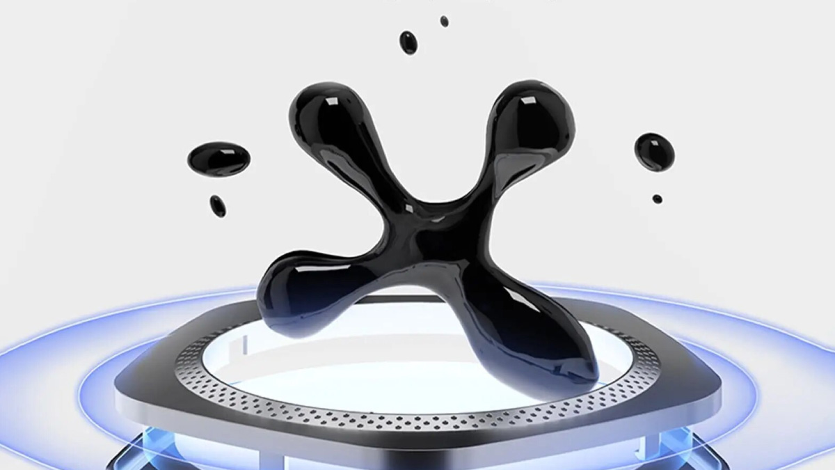L’interaction du ferrofluide