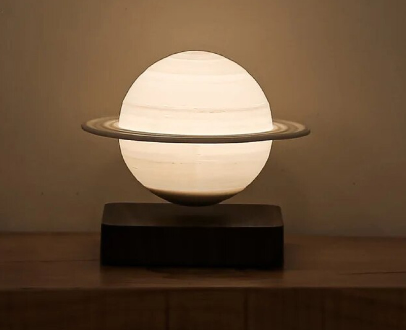 Lampe Saturne en lévitation