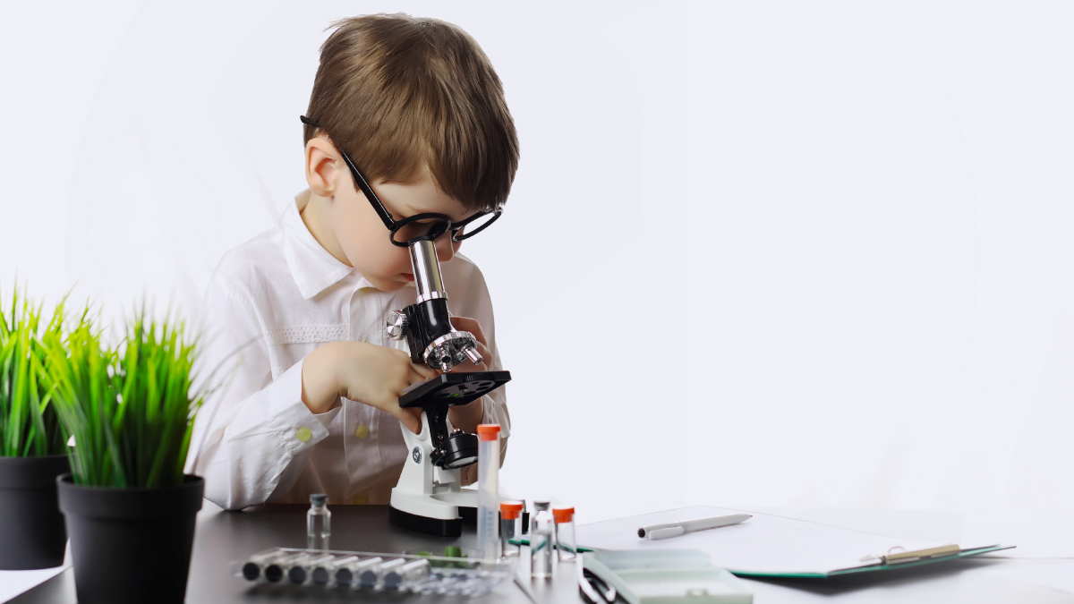 microscope pour petit enfant