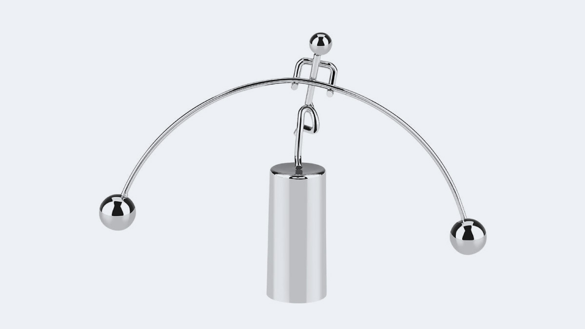Berceau De Newton - Pendule à Billes En Métal, Jouet Scientifique De Bureau, Déco Physique