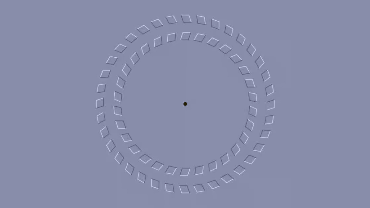 L'illusion des cercles rotatifs
