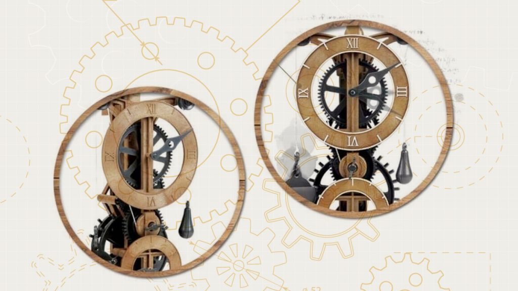 Une horloge automate monumentale digne de Léonard de Vinci exposée au