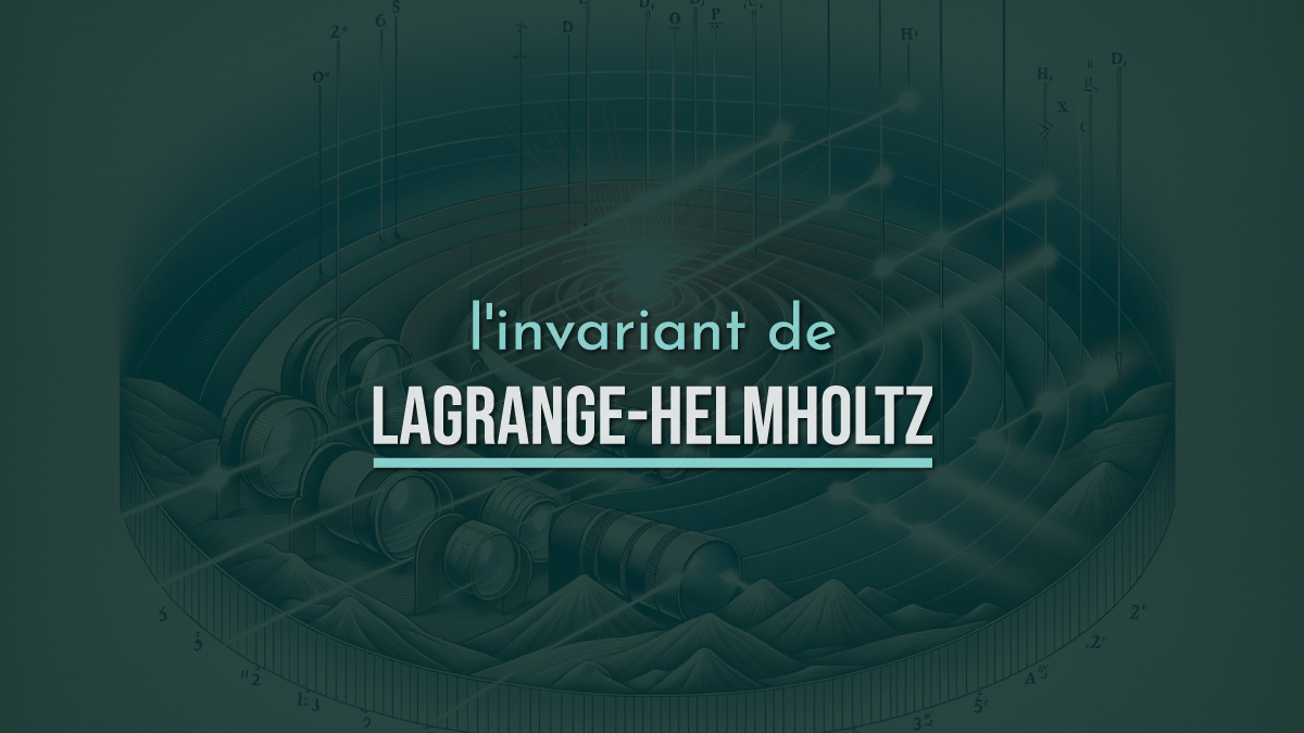 L'Invariant de Lagrange-Helmholtz