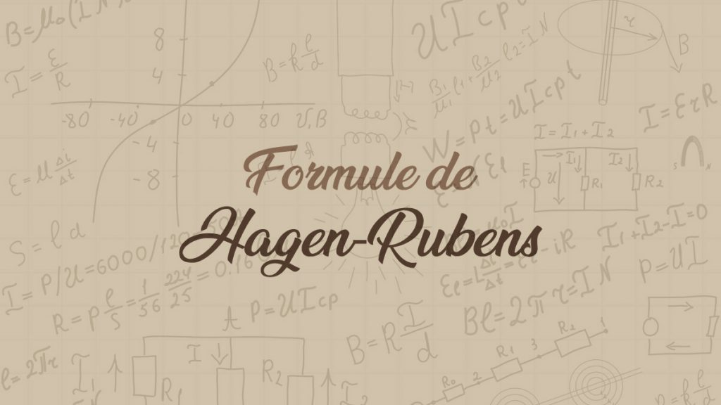 Formule de Hagen-Rubens