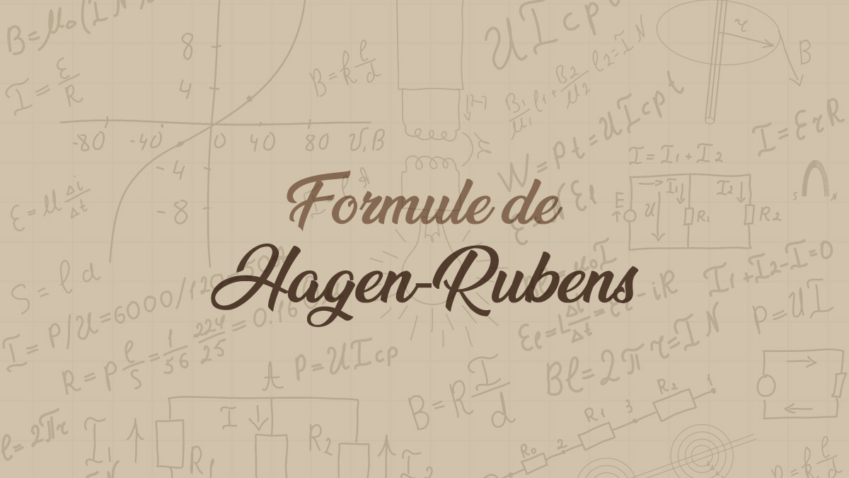 Formule de Hagen-Rubens